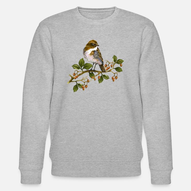 Vogel - Stanley/Stella Unisex Bio-Sweatshirt CHANGER - Grau meliert