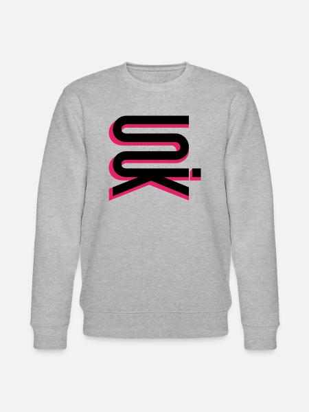 UNIK high vertical blackpink - Stanley/Stella CHANGER Unisex Organic Sweatshirt - heather grey