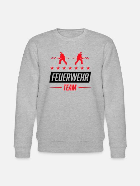 feuerwehr team 01 - Stanley/Stella Unisex Bio-Sweatshirt CHANGER - Grau meliert