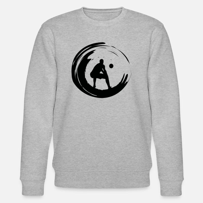 Volley-ball de plage Volley-ball - Sweat bio CHANGER Stanley/Stella Unisexe - gris chiné