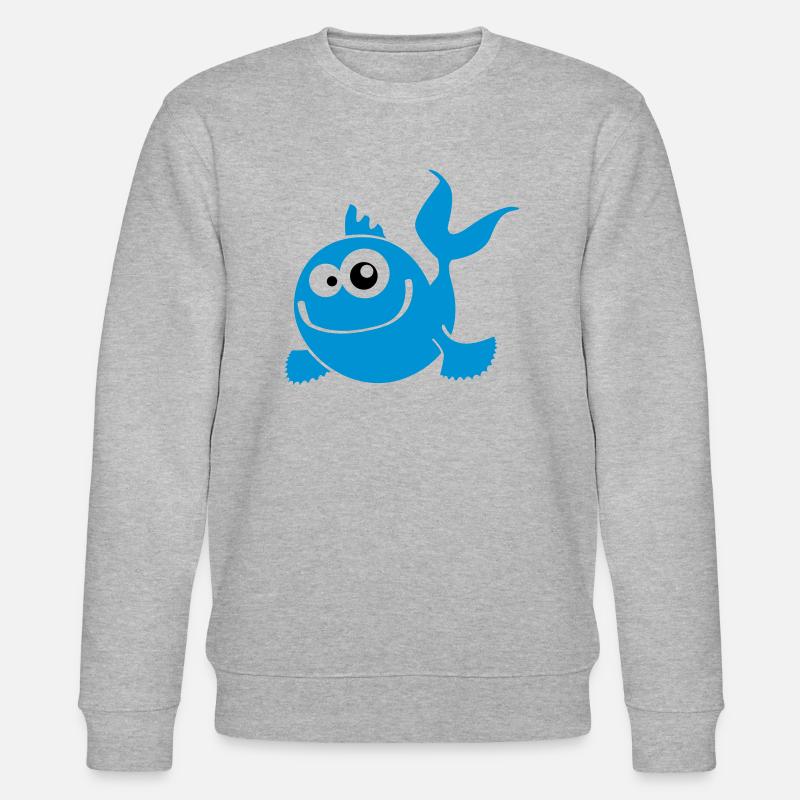 fish - Sweat bio CHANGER Stanley/Stella Unisexe - gris chiné