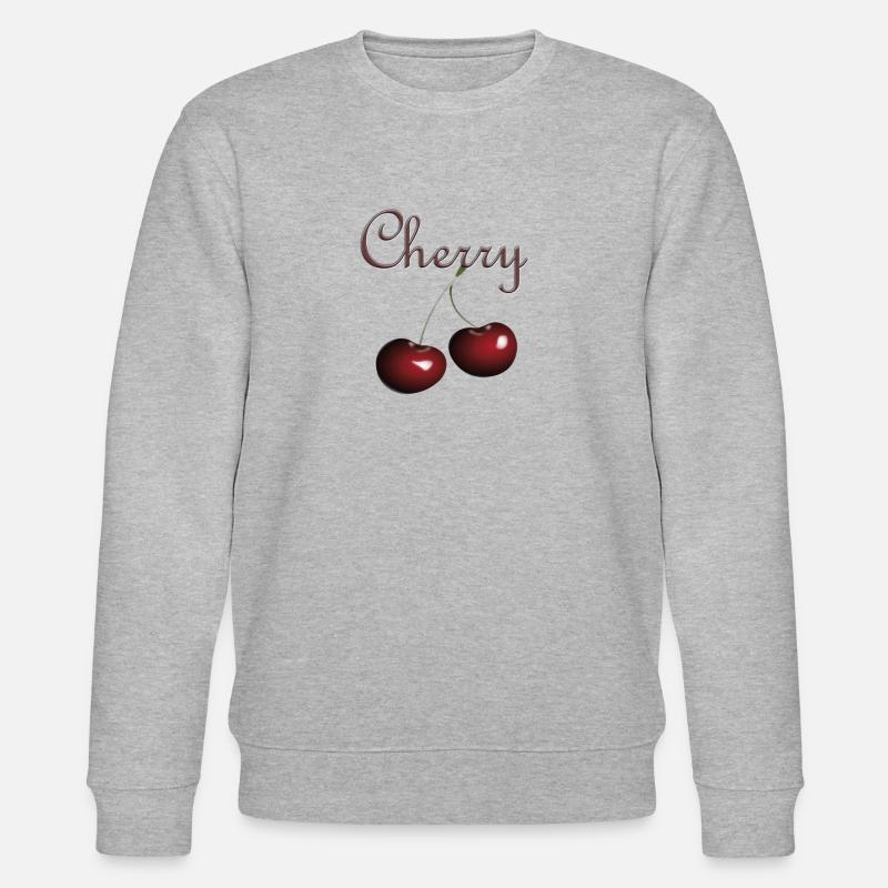 cherry - Stanley/Stella Unisex Bio-Sweatshirt CHANGER  - Grau meliert