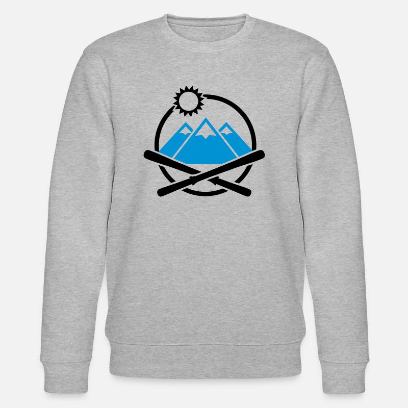 Ski - Sweat bio CHANGER Stanley/Stella Unisexe - gris chiné