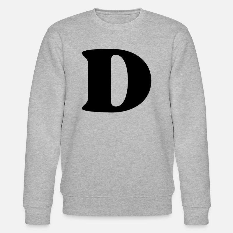Buchstabe d - Stanley/Stella Unisex Bio-Sweatshirt CHANGER  - Grau meliert