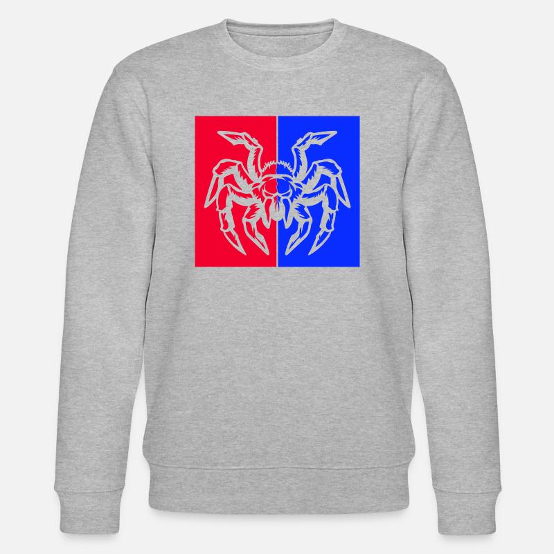 spider spider - Stanley/Stella CHANGER Unisex Organic Sweatshirt - heather grey