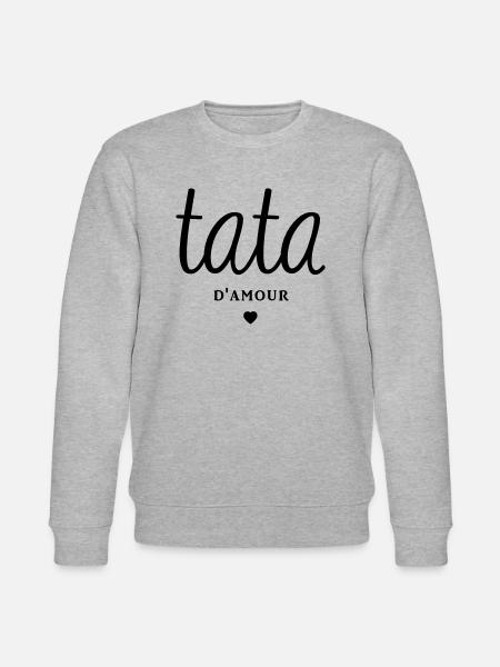 TATA D'AMOUR - Sweat bio CHANGER Stanley/Stella Unisexe - gris chiné
