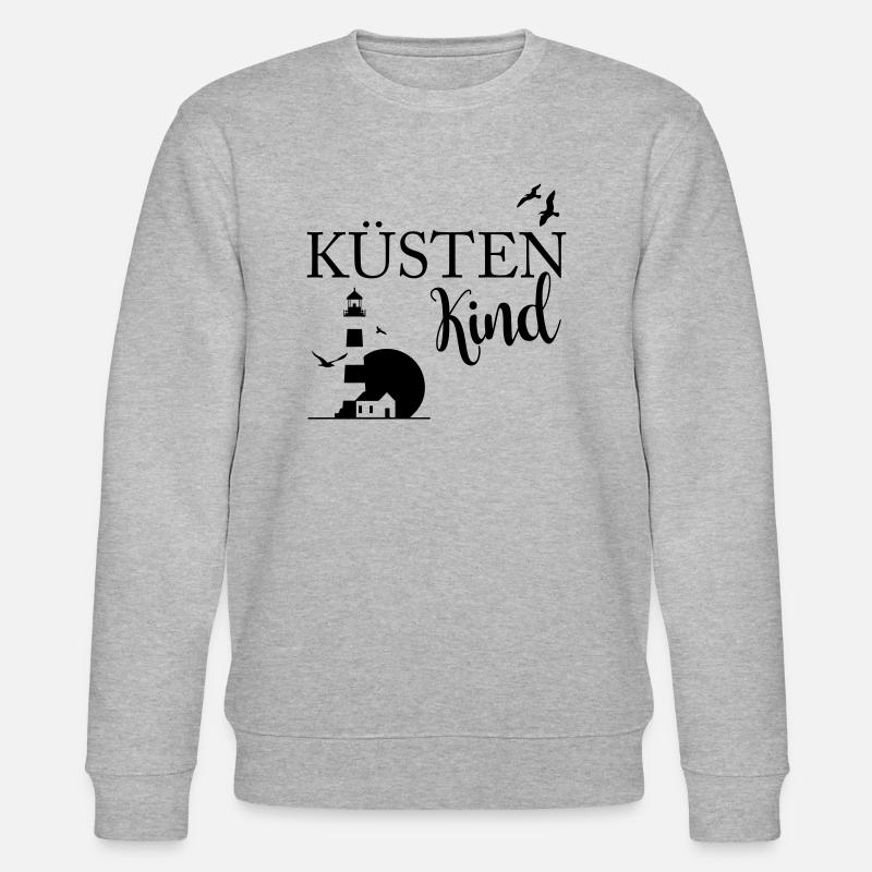 Küsten Kind - Stanley/Stella Unisex Bio-Sweatshirt CHANGER  - Grau meliert