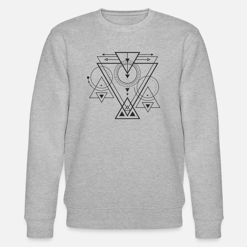 Geometry - Stanley/Stella Unisex Bio-Sweatshirt CHANGER  - Grau meliert