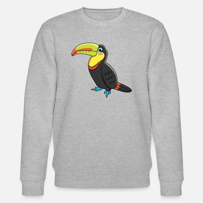 Tukan - Stanley/Stella Unisex Bio-Sweatshirt CHANGER  - Grau meliert