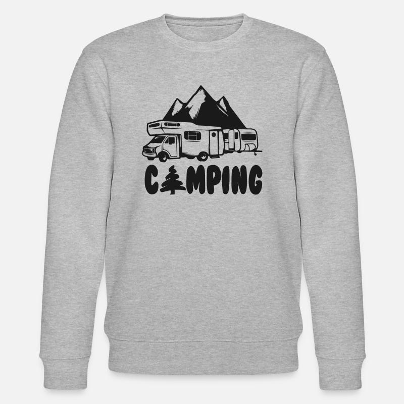 Camping - Camping Life - Stanley/Stella Unisex Bio-Sweatshirt CHANGER  - Grau meliert
