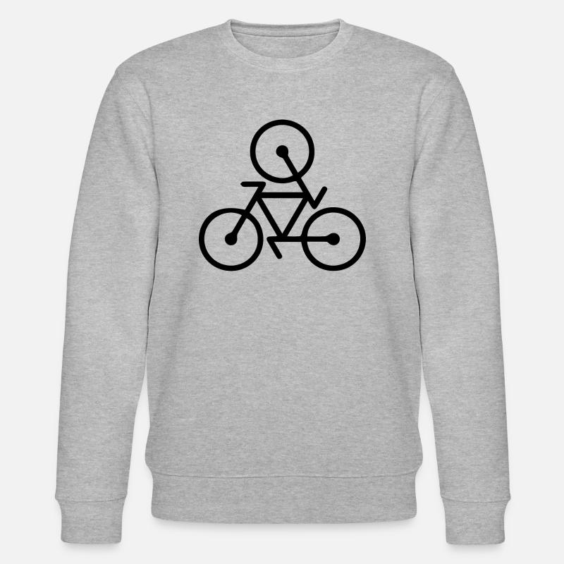 vélo de triathlon - Sweat bio CHANGER Stanley/Stella Unisexe - gris chiné