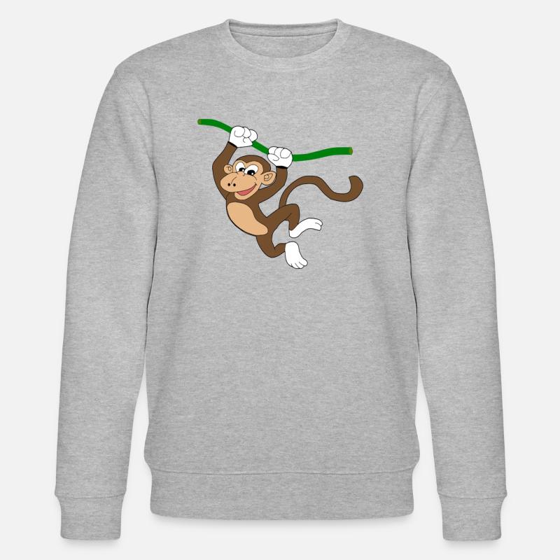 monkey - Sweat bio CHANGER Stanley/Stella Unisexe - gris chiné