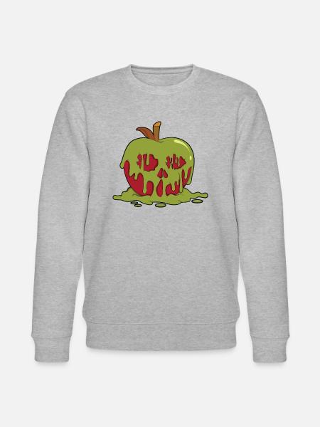 Apple poisoned - Stanley/Stella CHANGER Unisex Organic Sweatshirt - heather grey