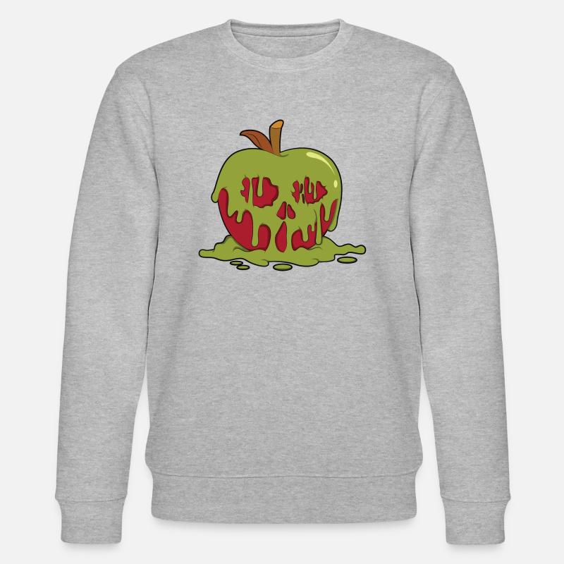 Apple poisoned - Stanley/Stella CHANGER Unisex Organic Sweatshirt - heather grey