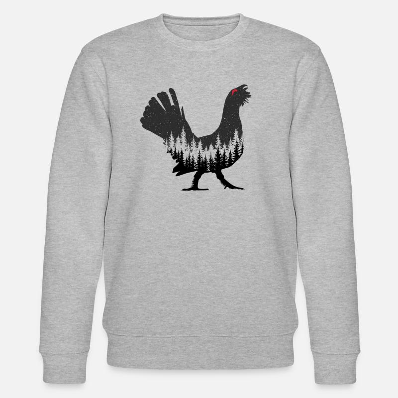 Auerhahn - Stanley/Stella Unisex Bio-Sweatshirt CHANGER  - Grau meliert