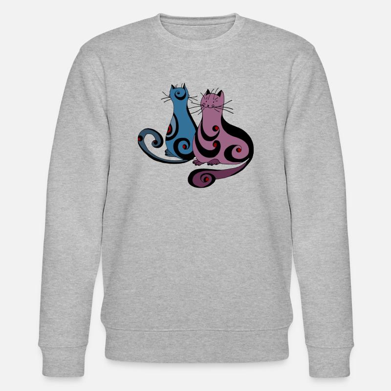 Chats - Sweat bio CHANGER Stanley/Stella Unisexe - gris chiné
