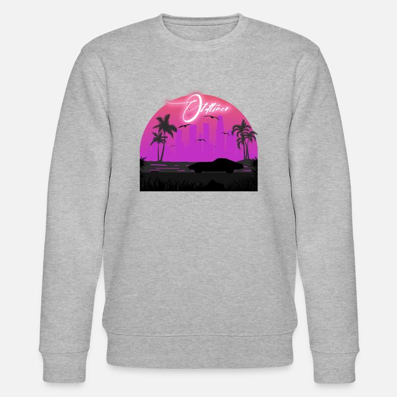 Oldtimer Beach - Stanley/Stella Unisex Bio-Sweatshirt CHANGER  - Grau meliert