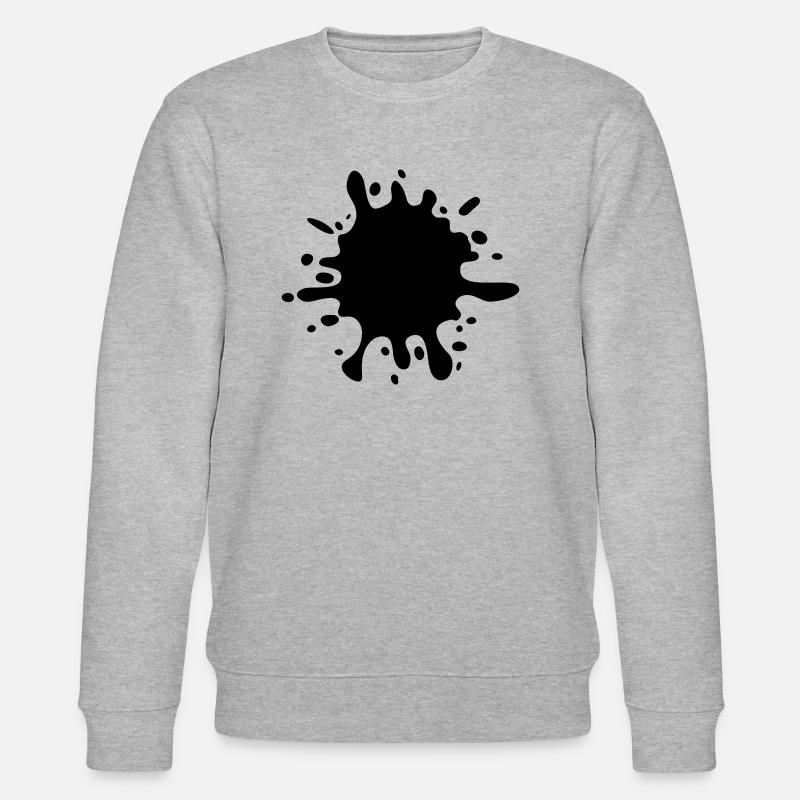 Éclaboussures de couleur - Sweat bio CHANGER Stanley/Stella Unisexe - gris chiné