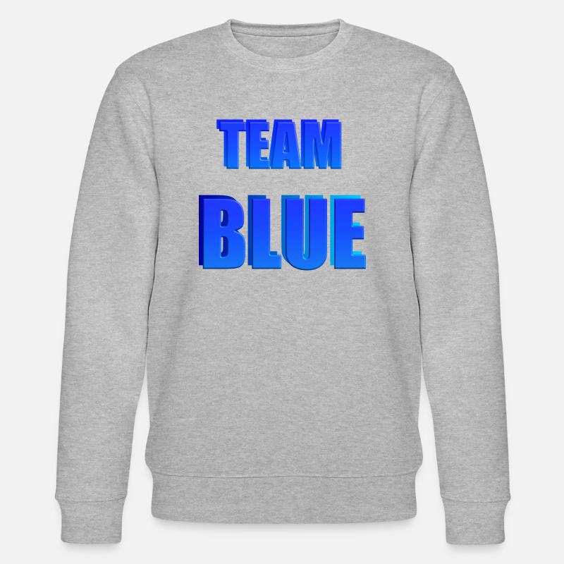 Team Blau - Stanley/Stella Unisex Bio-Sweatshirt CHANGER - Grau meliert