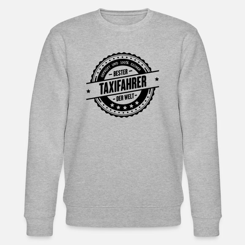Bester Taxifahrer - Stanley/Stella Unisex Bio-Sweatshirt CHANGER  - Grau meliert