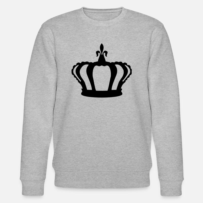 Crown - Reine, Roi - Sweat bio CHANGER Stanley/Stella Unisexe - gris chiné