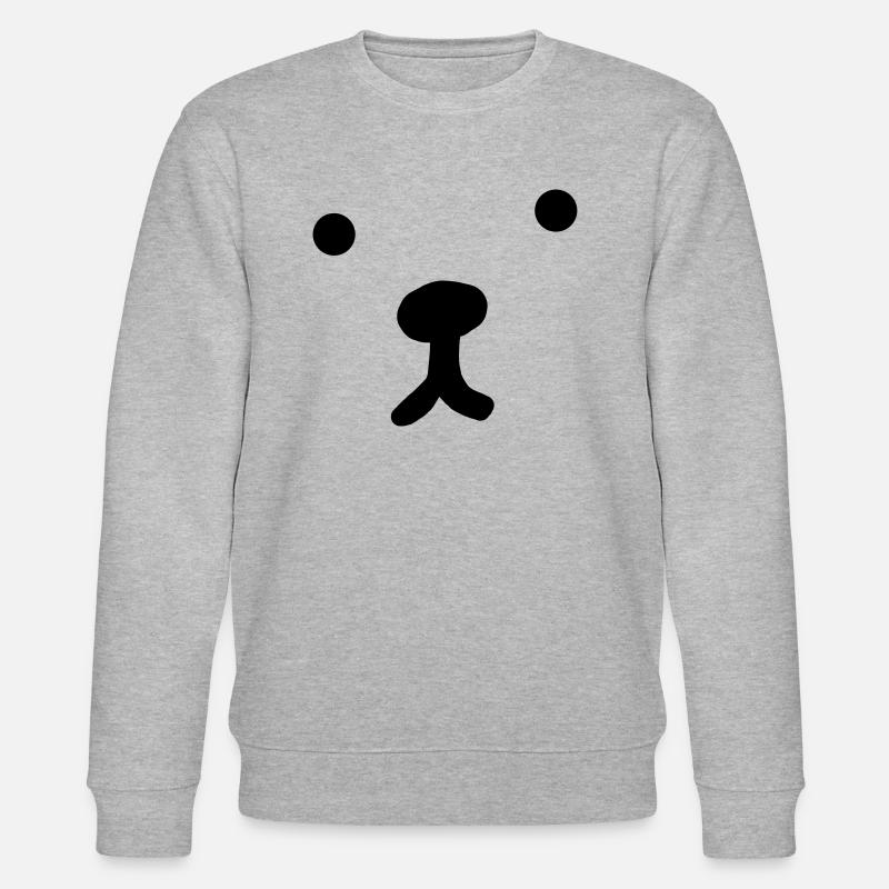 Bärchen - Stanley/Stella Unisex Bio-Sweatshirt CHANGER  - Grau meliert