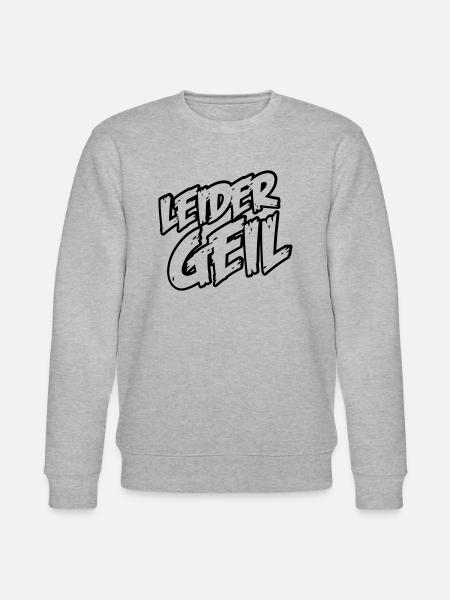leider_geil - Stanley/Stella Unisex Bio-Sweatshirt CHANGER  - Grau meliert