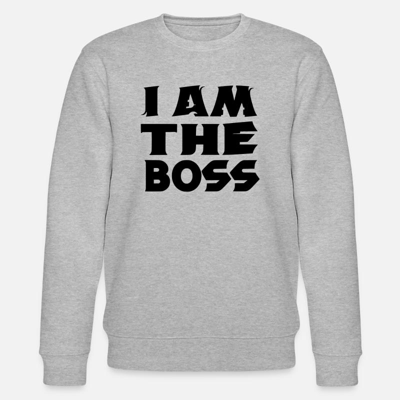 ich bin der - Stanley/Stella Unisex Bio-Sweatshirt CHANGER  - Grau meliert