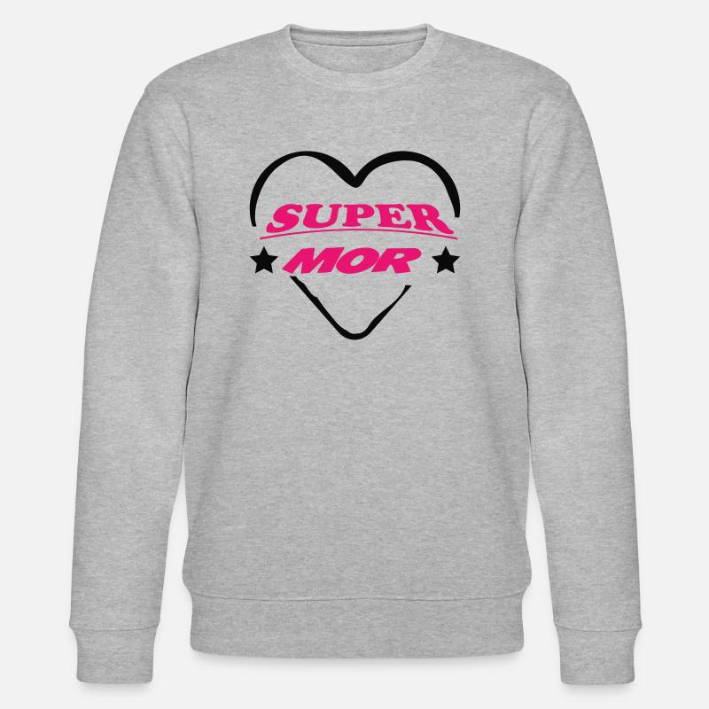 SUPER MOR - Stanley/Stella Unisex Bio-Sweatshirt CHANGER  - Grau meliert