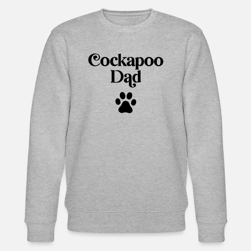 Cockapoo Papa - Stanley/Stella Unisex Bio-Sweatshirt CHANGER  - Grau meliert