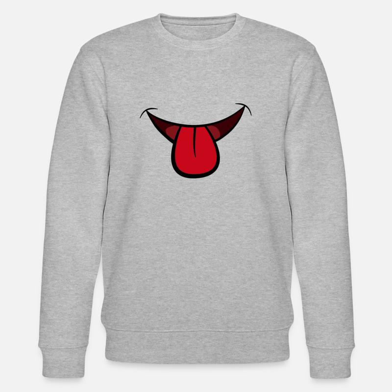 maske 2 - Stanley/Stella Unisex Bio-Sweatshirt CHANGER  - Grau meliert