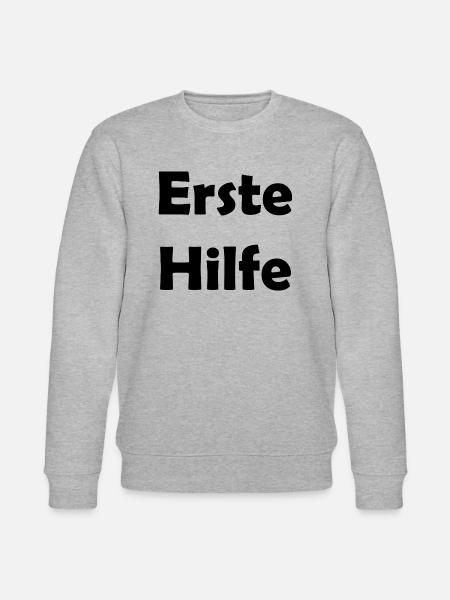 Erste Hilfe - Stanley/Stella Unisex Bio-Sweatshirt CHANGER - Grau meliert