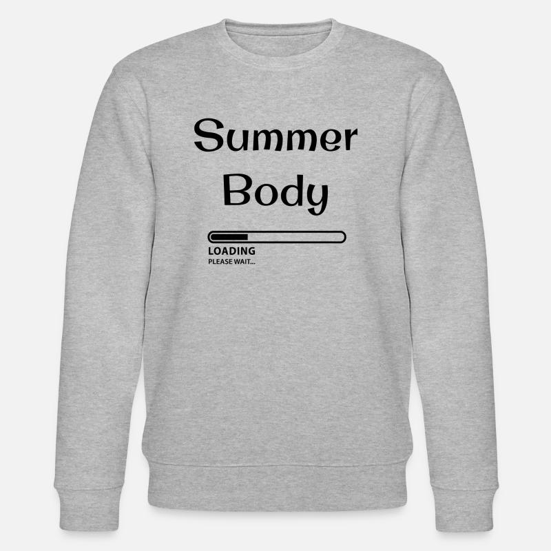 Summer Body Loading - Stanley/Stella Unisex Bio-Sweatshirt CHANGER  - Grau meliert