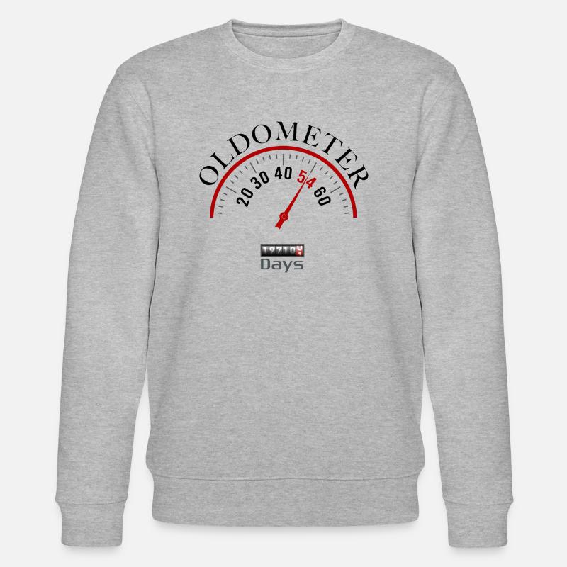 Oldometer 54e anniversaire - Sweat bio CHANGER Stanley/Stella Unisexe - gris chiné