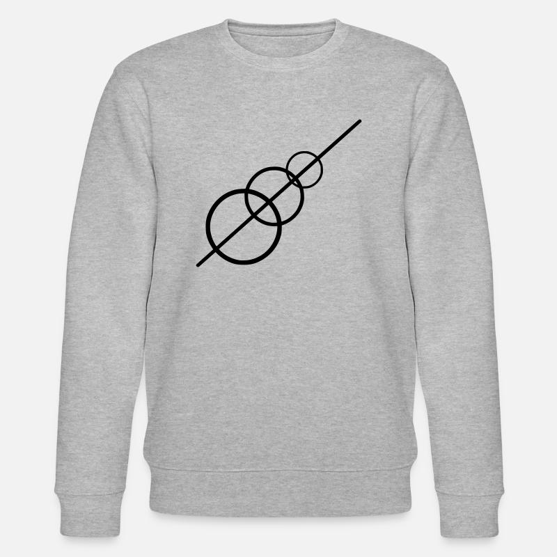 Lichtaufstieg - Stanley/Stella Unisex Bio-Sweatshirt CHANGER  - Grau meliert