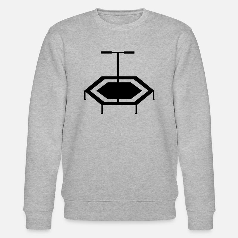 trampoline sauteuse cadeau saut sautant - Sweat bio CHANGER Stanley/Stella Unisexe - gris chiné