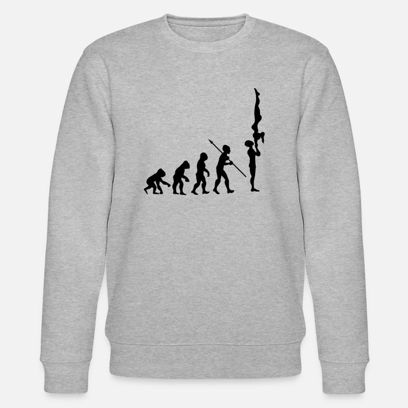 Evolution Gymnastics Gymnastics Acrobatics Gymnastics - Stanley/Stella CHANGER Unisex Organic Sweatshirt - heather grey