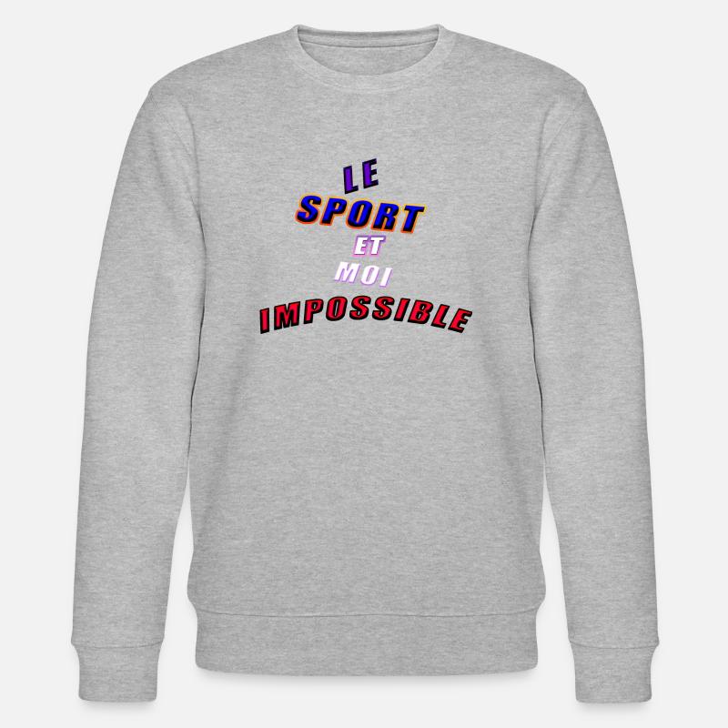 impossible - Sweat bio CHANGER Stanley/Stella Unisexe - gris chiné