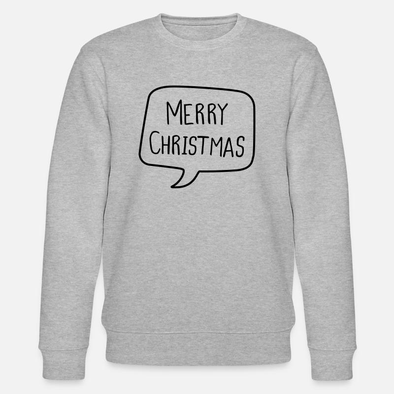 JOYEUX NOEL - Sweat bio CHANGER Stanley/Stella Unisexe - gris chiné