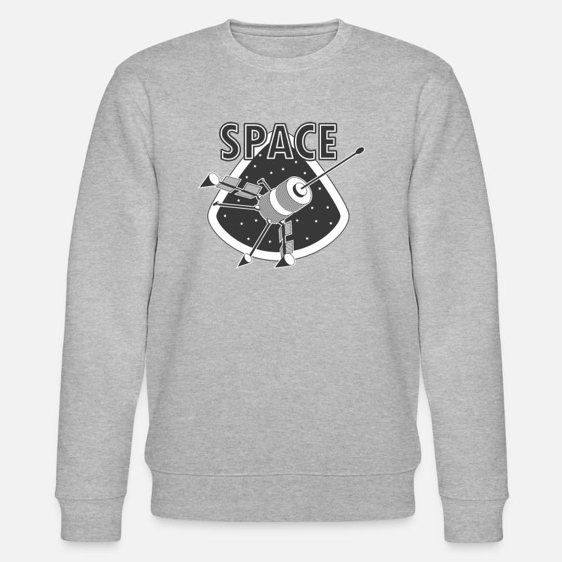 Raumfahrt - Stanley/Stella Unisex Bio-Sweatshirt CHANGER  - Grau meliert