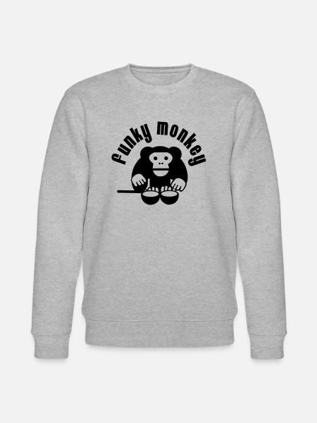 Funky Monkey - Stanley/Stella CHANGER Unisex Organic Sweatshirt - heather grey