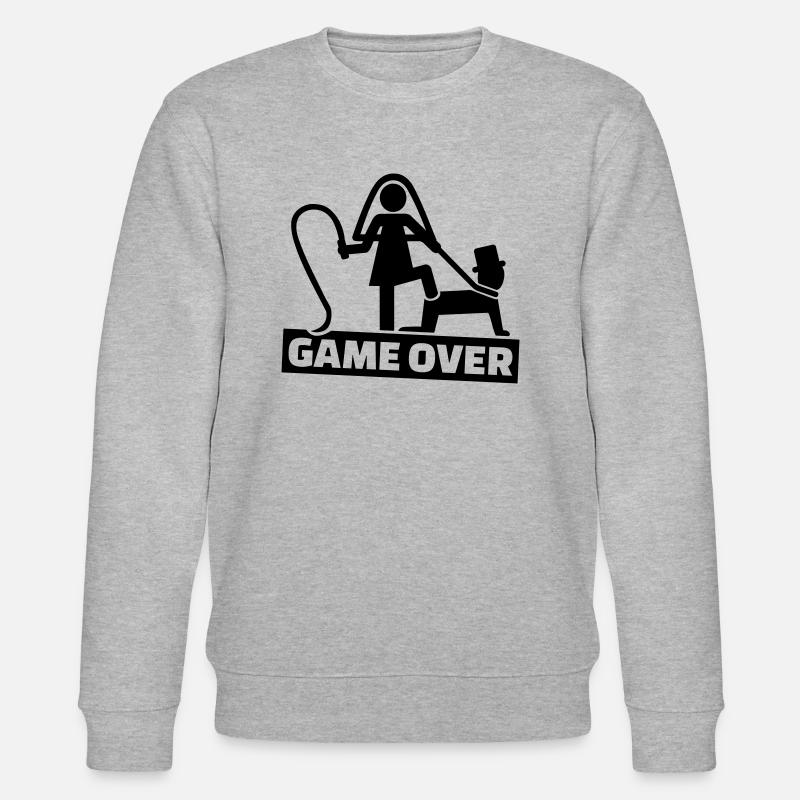 Game over - Sweat bio CHANGER Stanley/Stella Unisexe - gris chiné
