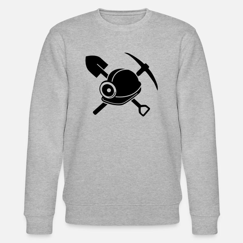 Bergbau - Stanley/Stella Unisex Bio-Sweatshirt CHANGER  - Grau meliert