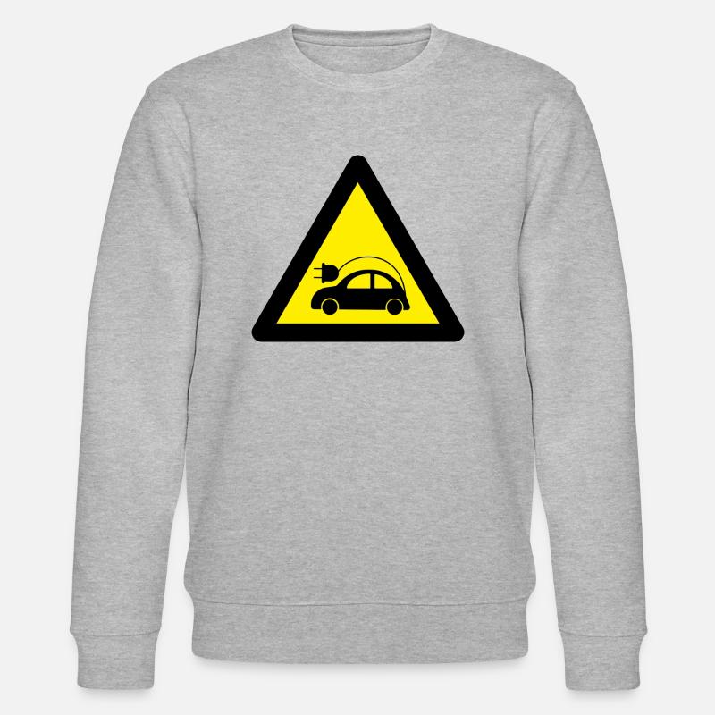 Panneau d'avertissement de voiture électronique - Sweat bio CHANGER Stanley/Stella Unisexe - gris chiné