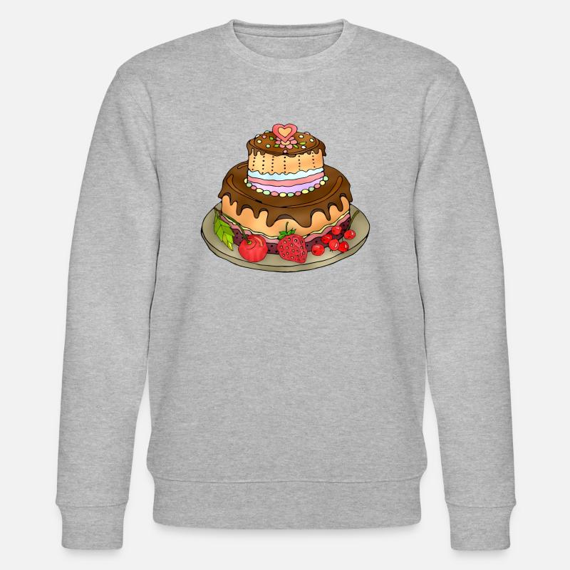 Kuchen - Stanley/Stella Unisex Bio-Sweatshirt CHANGER  - Grau meliert