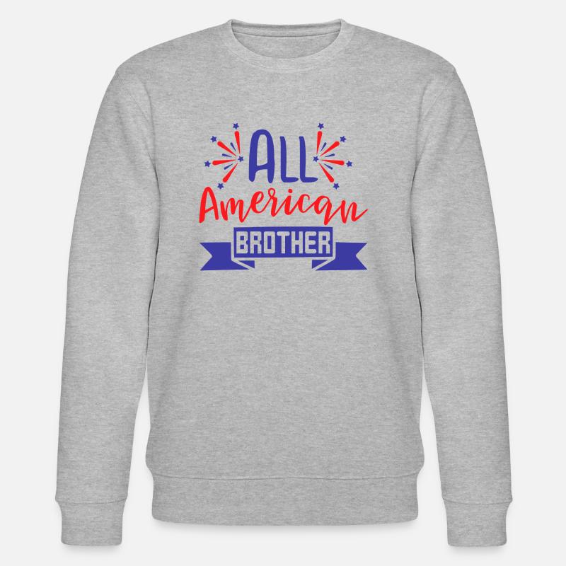 Tous les frères américains - Sweat bio CHANGER Stanley/Stella Unisexe - gris chiné