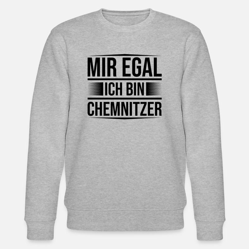 Mir egal Chemnitz - Stanley/Stella Unisex Bio-Sweatshirt CHANGER  - Grau meliert