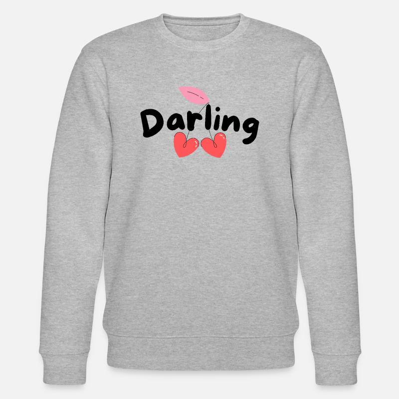 Darling I love you - Stanley/Stella Unisex Bio-Sweatshirt CHANGER - Grau meliert