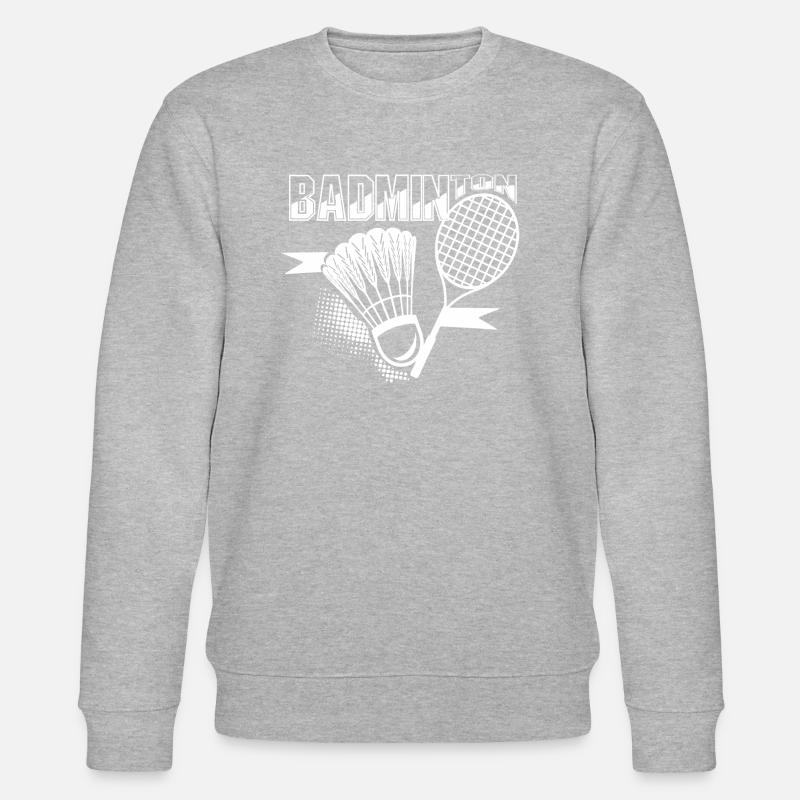 Badminton - Stanley/Stella Unisex Bio-Sweatshirt CHANGER  - Grau meliert