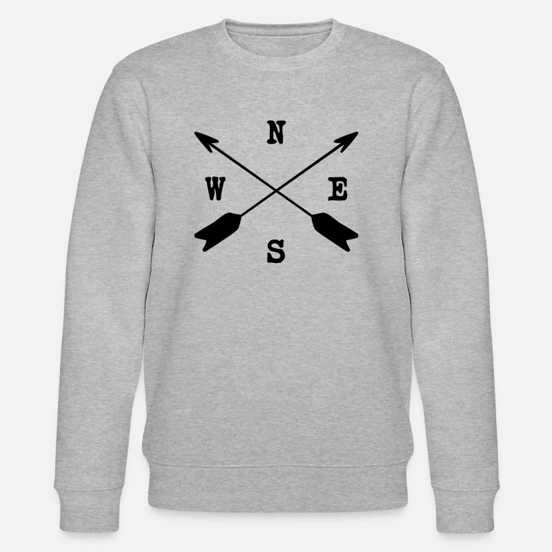 flèches - Sweat bio CHANGER Stanley/Stella Unisexe - gris chiné